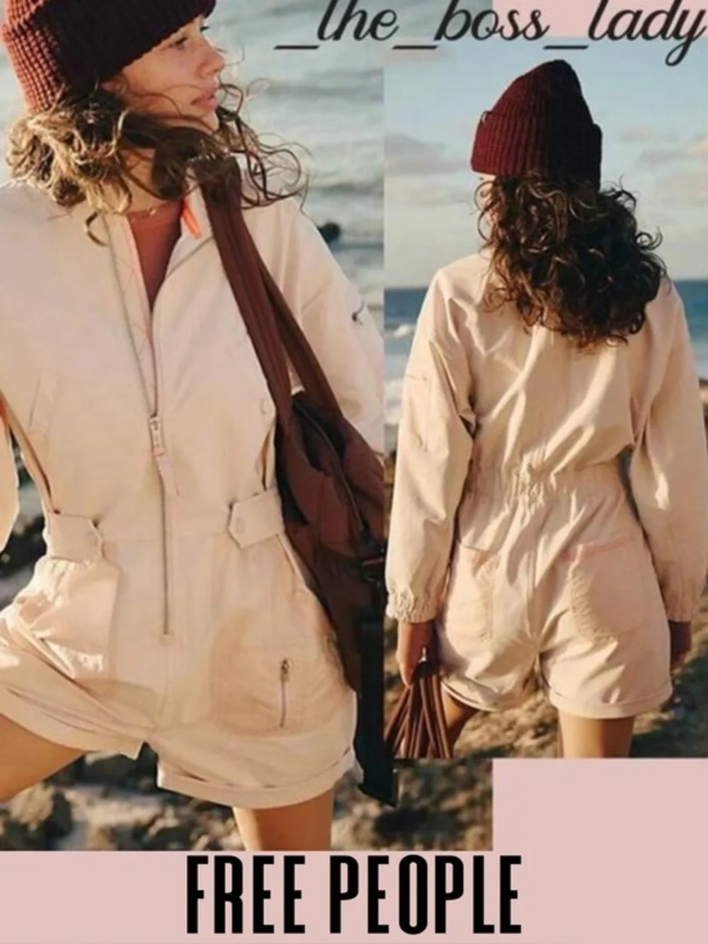 Free People one piece romper onesie jumpsuit shortsie Movement utility Small